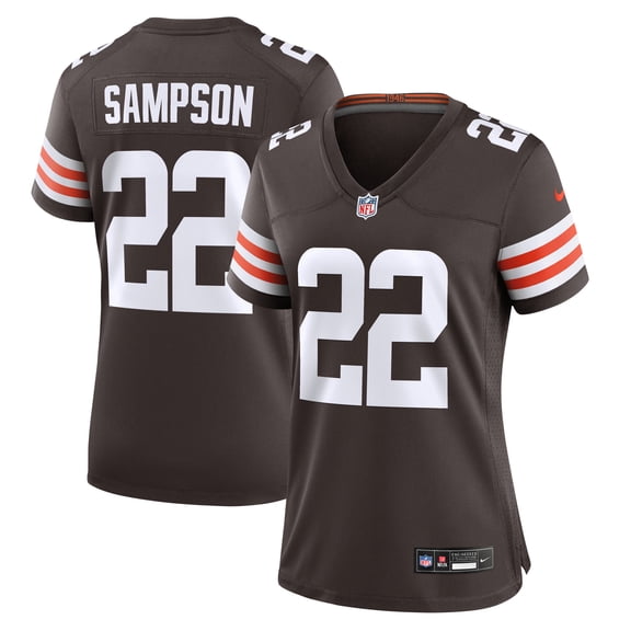 Women's Nike Dylan Sampson Brown Cleveland Browns Team Game Jersey