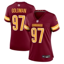 Women's Nike Eddie Goldman Burgundy Washington Commanders Team Game Jersey