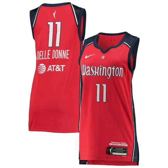 Unisex Nike Elena Delle Donne-Red Washington Mystics Explorer Edition Victory Jersey