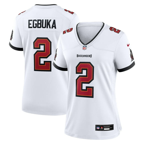 Women's Nike Emeka Egbuka  White Tampa Bay Buccaneers  Game Jersey