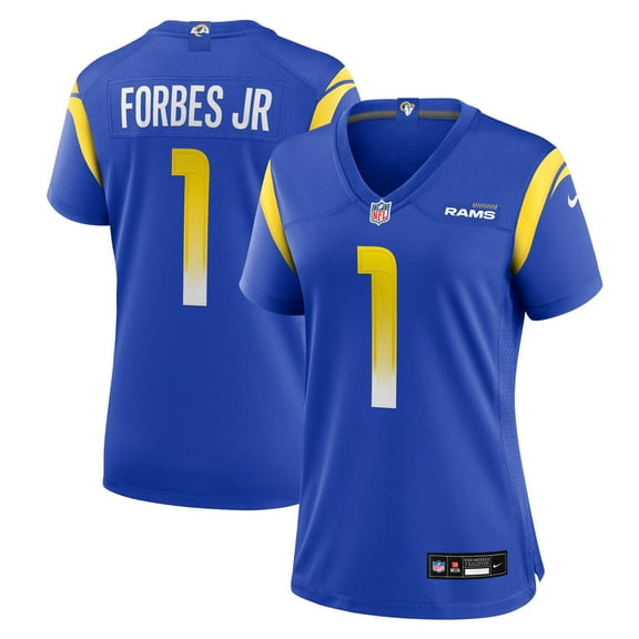 Women's Nike Emmanuel Forbes Jr.  Royal Los Angeles Rams Team Game Jersey