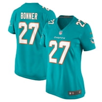 Women's Nike Ethan Bonner  Aqua Miami Dolphins  Game Jersey