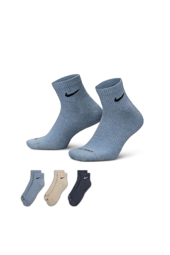 Women's Nike Everyday Plus 3-Pair Cushioned Training Ankle Socks Color: Blackmulti Size: N/A
