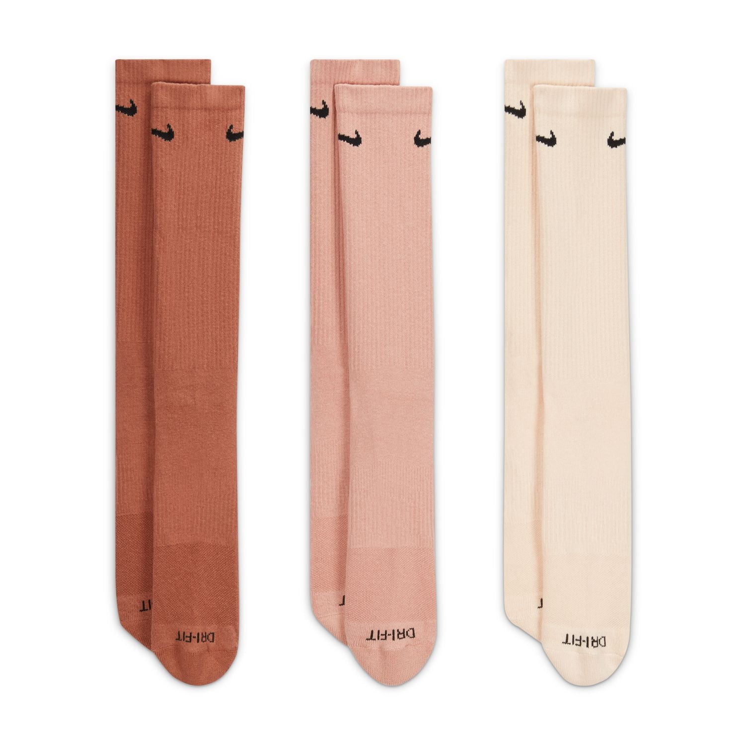 neutral color nike socks