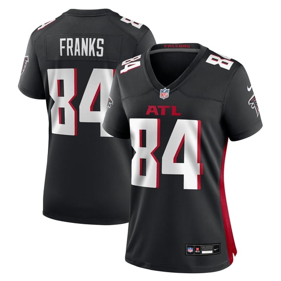 Women's Nike Feleipe Franks  Black Atlanta Falcons Team Game Jersey