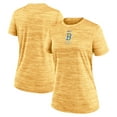 thumbnail image 1 of Women's Nike Gold Boston Red Sox City Connect Practice Velocity T-Shirt, 1 of 3