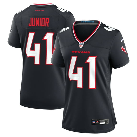Women's Nike Gregory Junior Navy Houston Texans Team Game Jersey