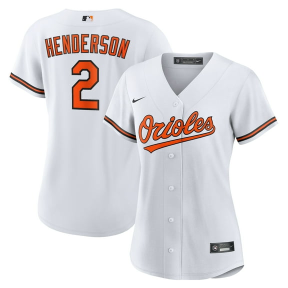 Women's Nike Gunnar Henderson White Baltimore Orioles Replica Player Jersey