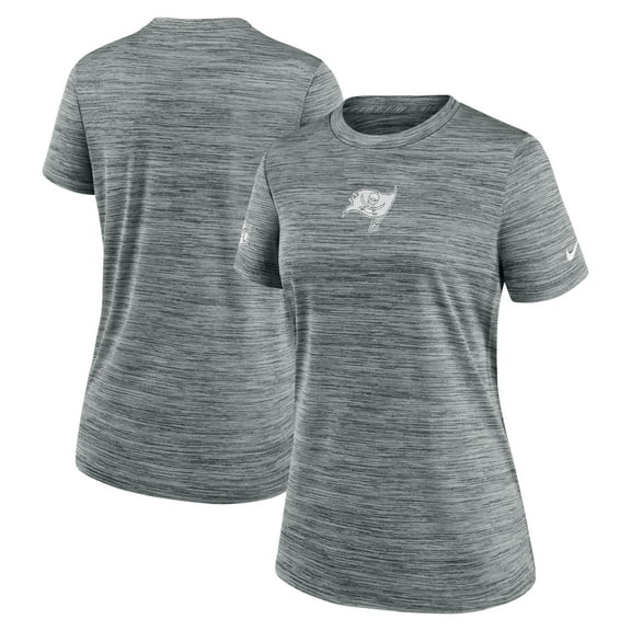 Women's Nike Gray Tampa Bay Buccaneers Sideline Velocity Dri-FIT T-Shirt