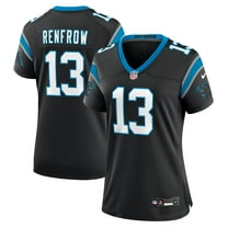 Women's Nike Hunter Renfrow Black Carolina Panthers Team Game Jersey