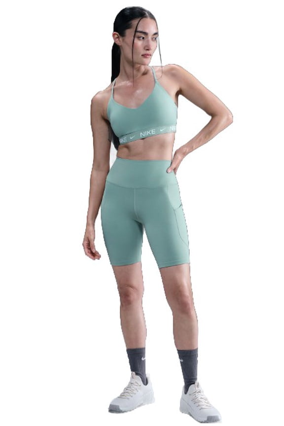 Women's Nike Indy Light Support Padded Sports Bra Cannon Green Large