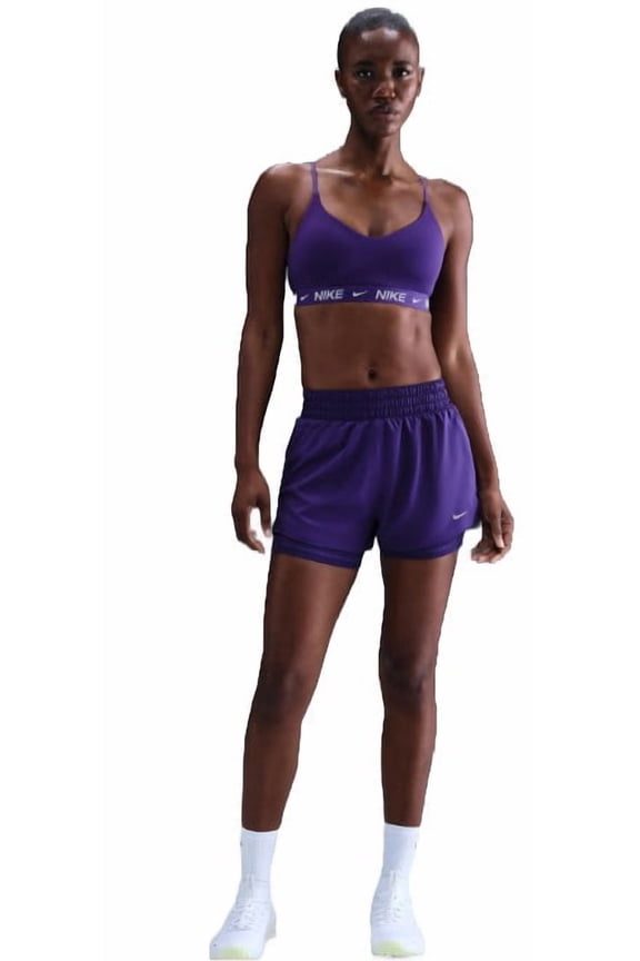 Women's Nike Indy Light Support Padded Sports Bra Court Purple Small