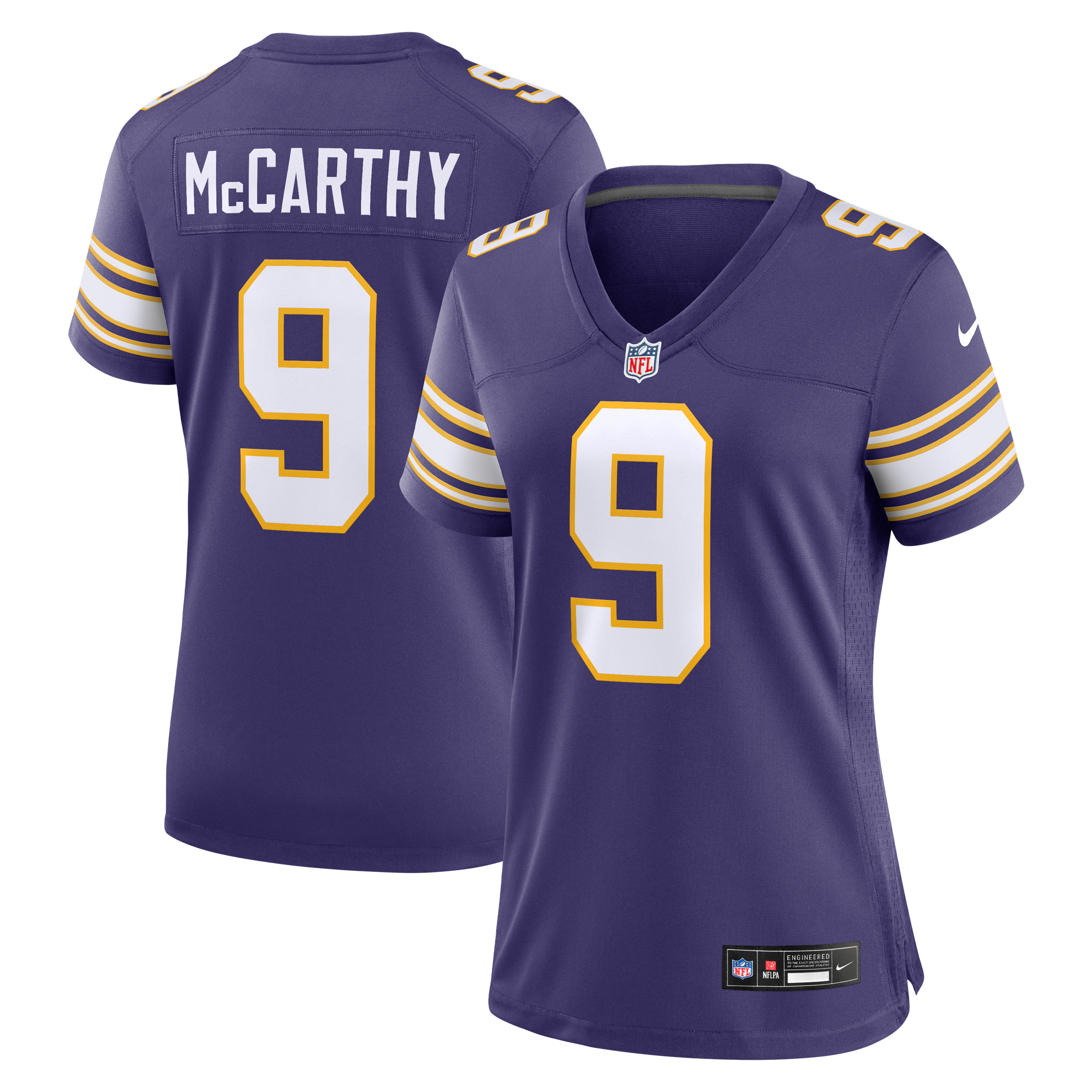 Women's Nike J.J. McCarthy Purple Minnesota Vikings 2nd Alternate 2024