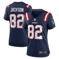 thumbnail image 1 of Women's Nike JaQuae Jackson Navy New England Patriots Game Jersey, 1 of 7