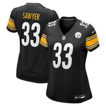 Women's Nike Jack Sawyer Black Pittsburgh Steelers Team Game Jersey