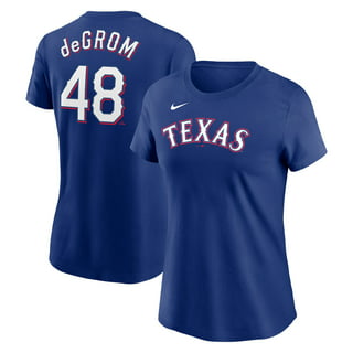 Men's Nike Jacob deGrom White Texas Rangers Home Replica Player Jersey Size: Small