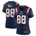 thumbnail image 1 of Women's Nike Jaheim Bell Navy New England Patriots Game Jersey, 1 of 7