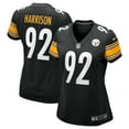 thumbnail image 1 of Women's Nike James Harrison Black Pittsburgh Steelers Retired Game Jersey, 1 of 4