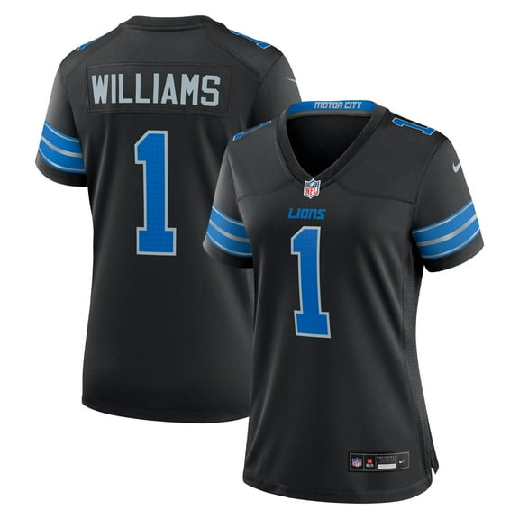 Women's Nike Jameson Williams Black Detroit Lions 2nd Alternate Game Player Jersey