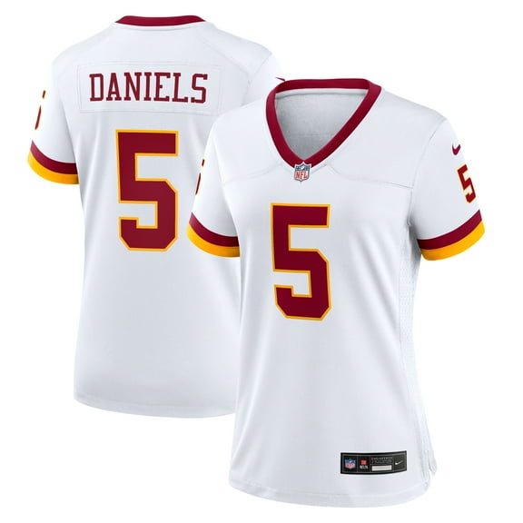 Women's Nike Jayden Daniels White Washington Commanders Game Super Bowl Era Jersey