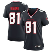 Women's Nike Jayden Higgins Navy Houston Texans Game Jersey