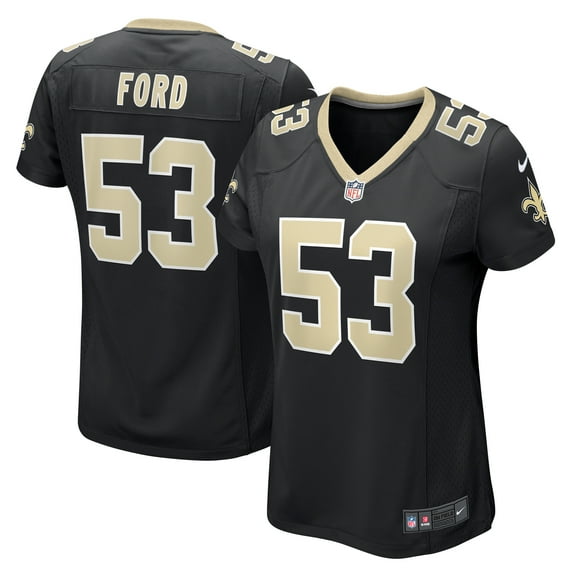 Women's Nike Jaylan Ford  Black New Orleans Saints  Game Jersey