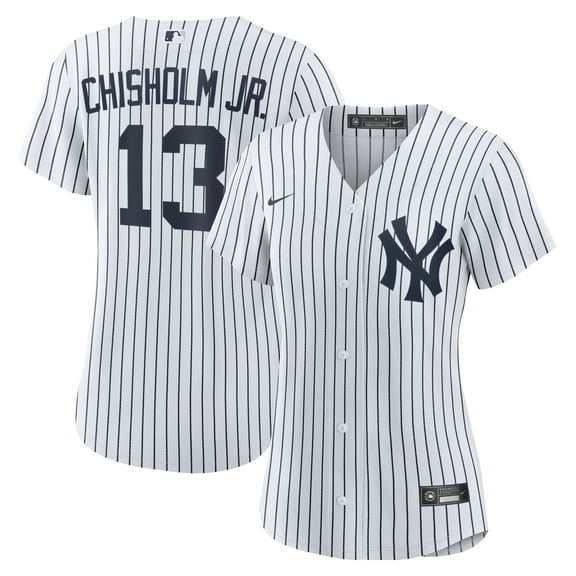 Women's Nike Jazz Chisholm Jr. White New York Yankees Home Replica Jersey