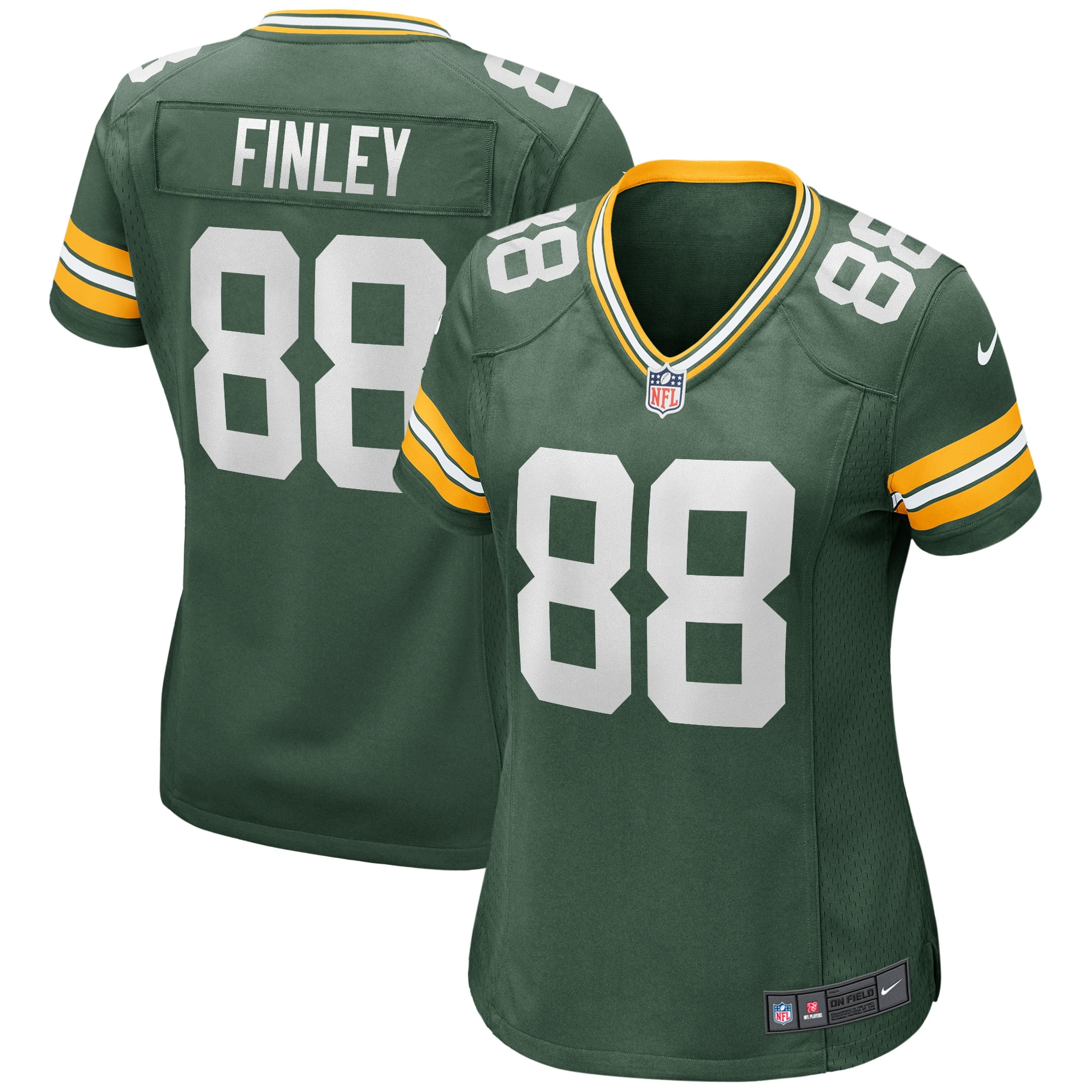 Women's Nike Jermichael Finley Green Green Bay Packers Game Retired