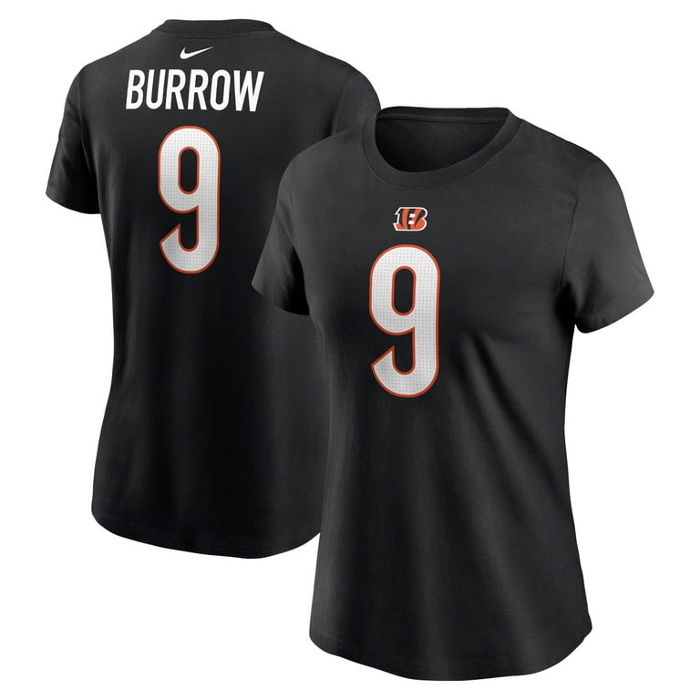 売れ筋商品|||ナイキ Tシャツ トップス レディース Women's Joe Burrow Black Cincinnati Bengals Player Name and Number T-shirt Black Women's Nike Joe Burrow Black Cincinnati Bengals Player Name