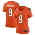 thumbnail image 1 of Women's Nike Joe Burrow Orange Cincinnati Bengals Game Jersey, 1 of 3