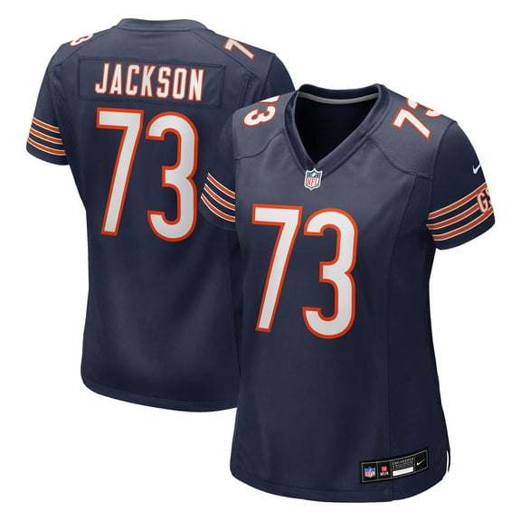 Women's Nike Jonah Jackson  Navy Chicago Bears Team Game Jersey
