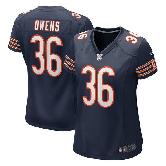 Women's Nike Jonathan Owens Navy Chicago Bears Game Jersey