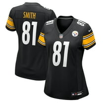 Women's Nike Jonnu Smith Black Pittsburgh Steelers Team Game Jersey