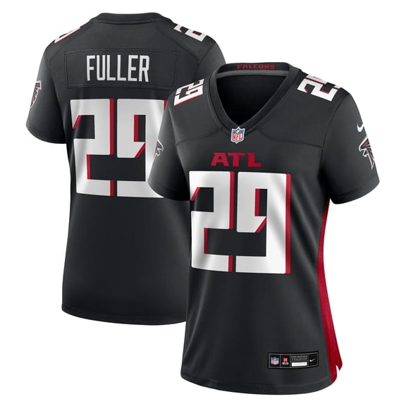 Women's Nike Jordan Fuller Black Atlanta Falcons Team Game Jersey