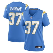 Women's Nike Jordan Oladokun  Powder Blue Los Angeles Chargers Team Game Jersey