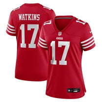 Women's Nike Jordan Watkins Scarlet San Francisco 49ers Team Game Jersey
