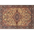 thumbnail image 1 of Ahgly Company Machine Washable Indoor Rectangle Traditional Peru Brown Area Rugs, 9' x 12', 1 of 7