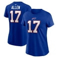 thumbnail image 1 of Women's Nike Josh Allen Royal Buffalo Bills Player Name & Number T-Shirt, 1 of 5