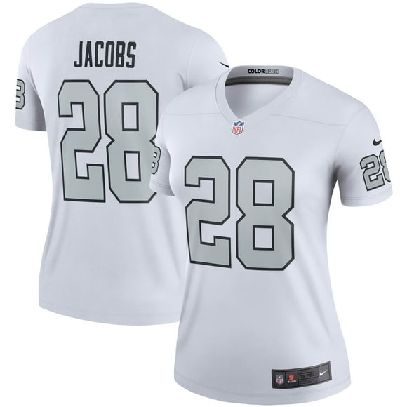 Women's Nike Josh Jacobs White Las Vegas Raiders Color Rush Legend Performance Jersey