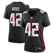 Women's Nike Josh Woods Black Atlanta Falcons Team Game Jersey