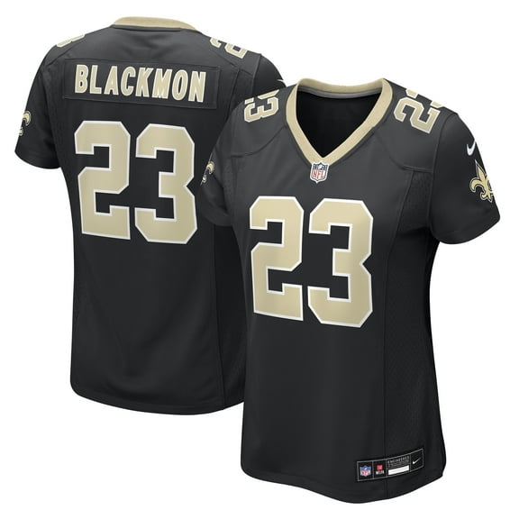 Women's Nike Julian Blackmon  Black New Orleans Saints Team Game Jersey