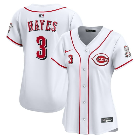 Women's Nike Ke'Bryan Hayes White Cincinnati Reds Home Limited Player Jersey