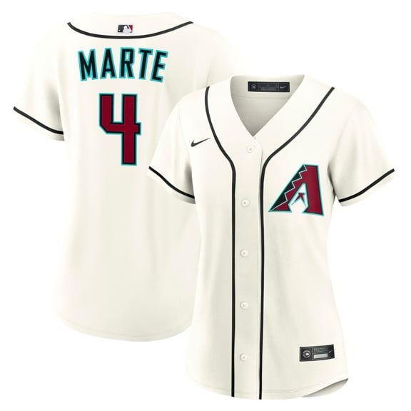 Women's Nike Ketel Marte Cream Arizona Diamondbacks Home Replica Jersey