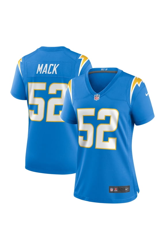 Women's Nike Khalil Mack Powder Blue Los Angeles Chargers Player Jersey