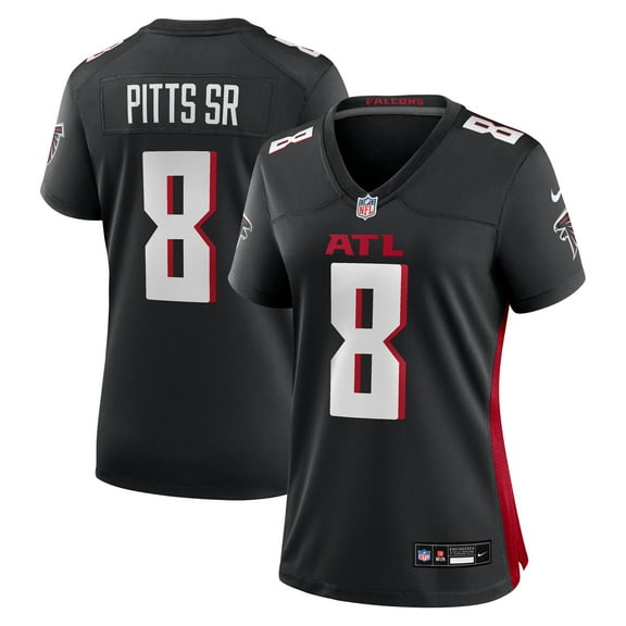 Women's Nike Kyle Pitts Sr.  Black Atlanta Falcons  Game Jersey