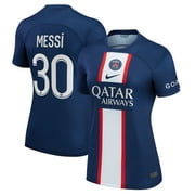 Women's Nike Lionel Messi Blue Paris Saint-Germain 2022/23 Home Replica Player Jersey
