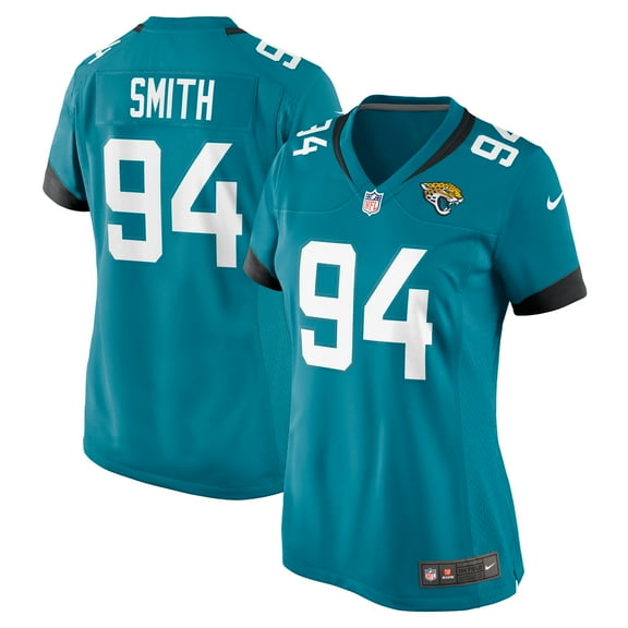 Women's Nike Maason Smith  Teal Jacksonville Jaguars  Game Jersey