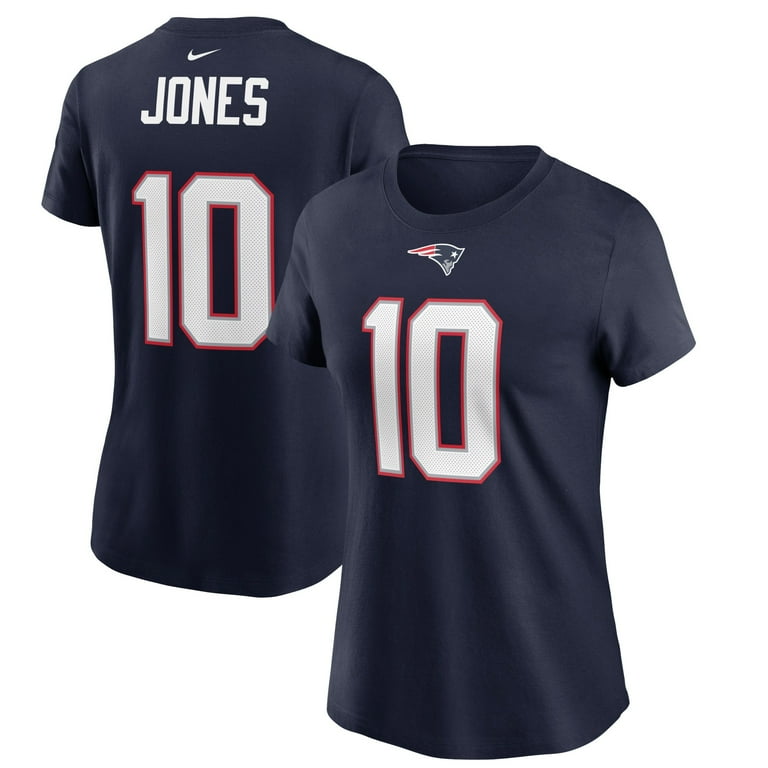 Women s Nike Mac Jones Navy New England Patriots Player Name