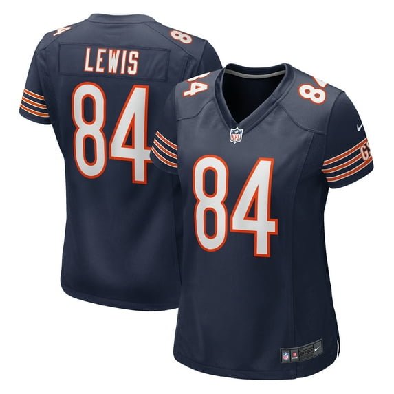Women's Nike Marcedes Lewis Navy Chicago Bears Game Jersey
