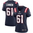 thumbnail image 1 of Women's Nike Marcus Cannon Navy New England Patriots Game Jersey, 1 of 4